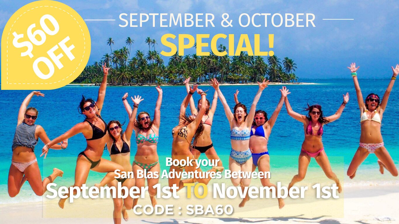 Especial septiembre y octubre, $60 de descuento, código SBA60