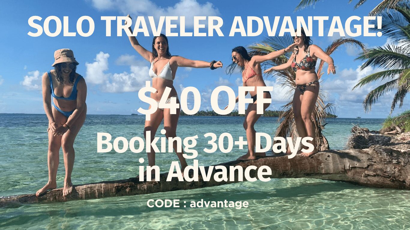 Ventaja Viajero Solo, $40 de descuento reservando con 30+ días de anticipación
