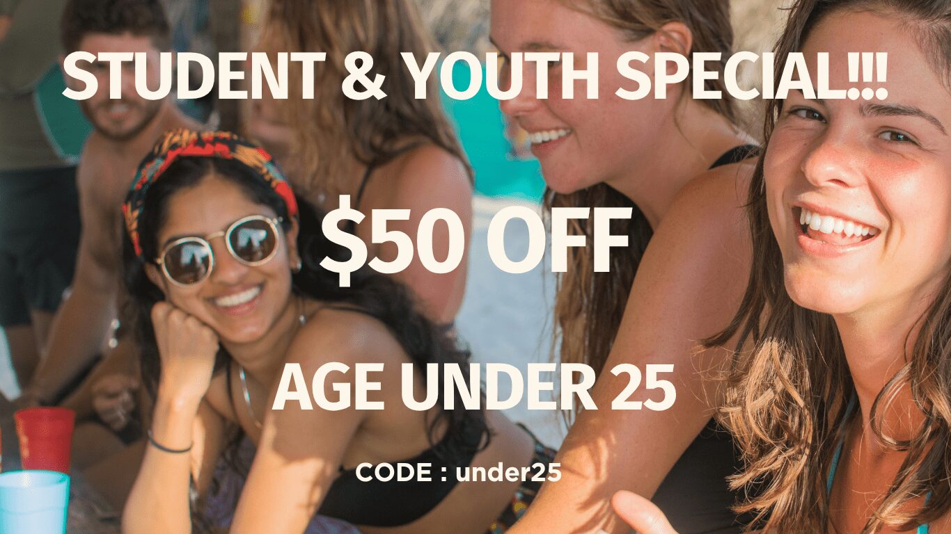 Especial Estudiantes y Jóvenes, $50 de descuento para menores de 25 años