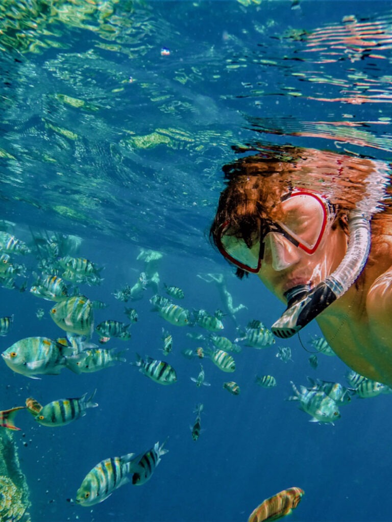 snorkeling in San Blas