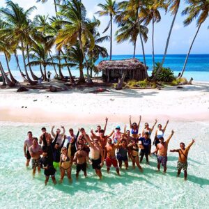 Travelers in San Blas Islands