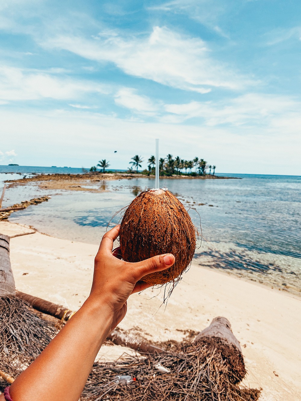Travelers having fun on a San Blas beach